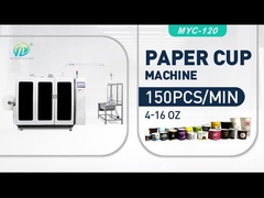 MYC-120 Szybkości Dual Plate Paper Cup Machine